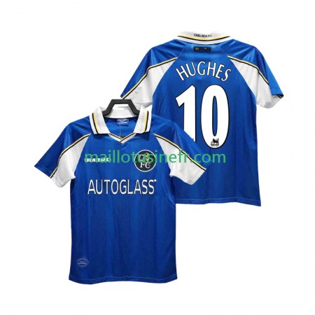 Maillot de Foot Chelsea HUGHES 10 1999 Domicile Retro 1997